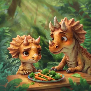 Динозавр, що не хотів їсти овочі