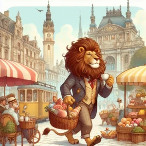 Казка про старого лева