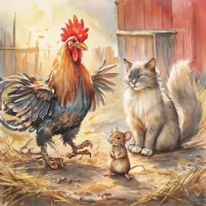 Кіт, Півень і Молоде Мишеня | аудіо казки