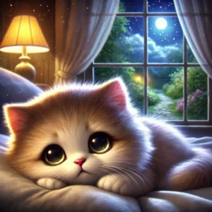 Котик, який не міг заснути | з аудіоказкою