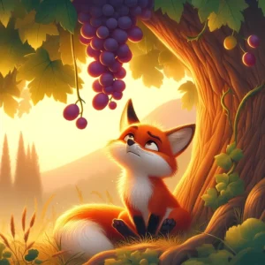 Лисиця і виноград