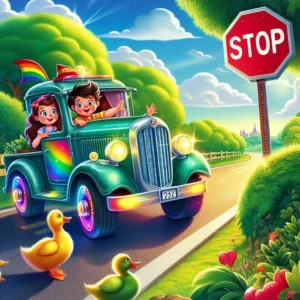 Магічна вантажівка і знаки на дорозі