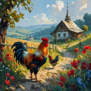 Півник і двоє мишенят