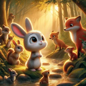 Про Зайчика, що боявся голосно говорити (Невпевненість у собі)