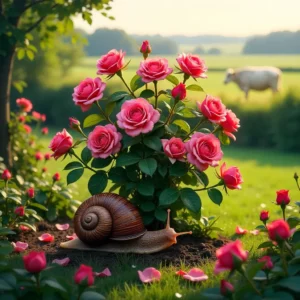 Равлик і троянди