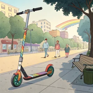 Самокат Турбо і безпечний рух на тротуарі