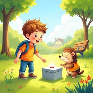 Таємниця блискучої коробочки (про безпеку з незнайомими предметами) | з аудіоказкою