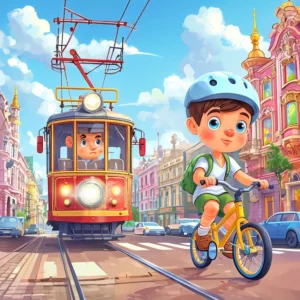 Трамвай і безпечний шлях через місто