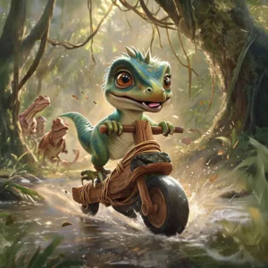 Турбо – динозавр на самокаті