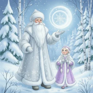 Як Мороз прикрашає дерева